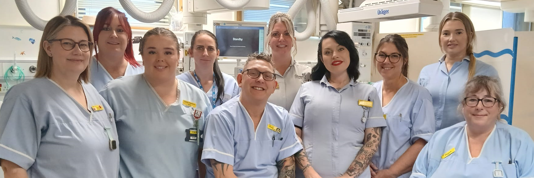 Group photo of Healthcare Support Workers.